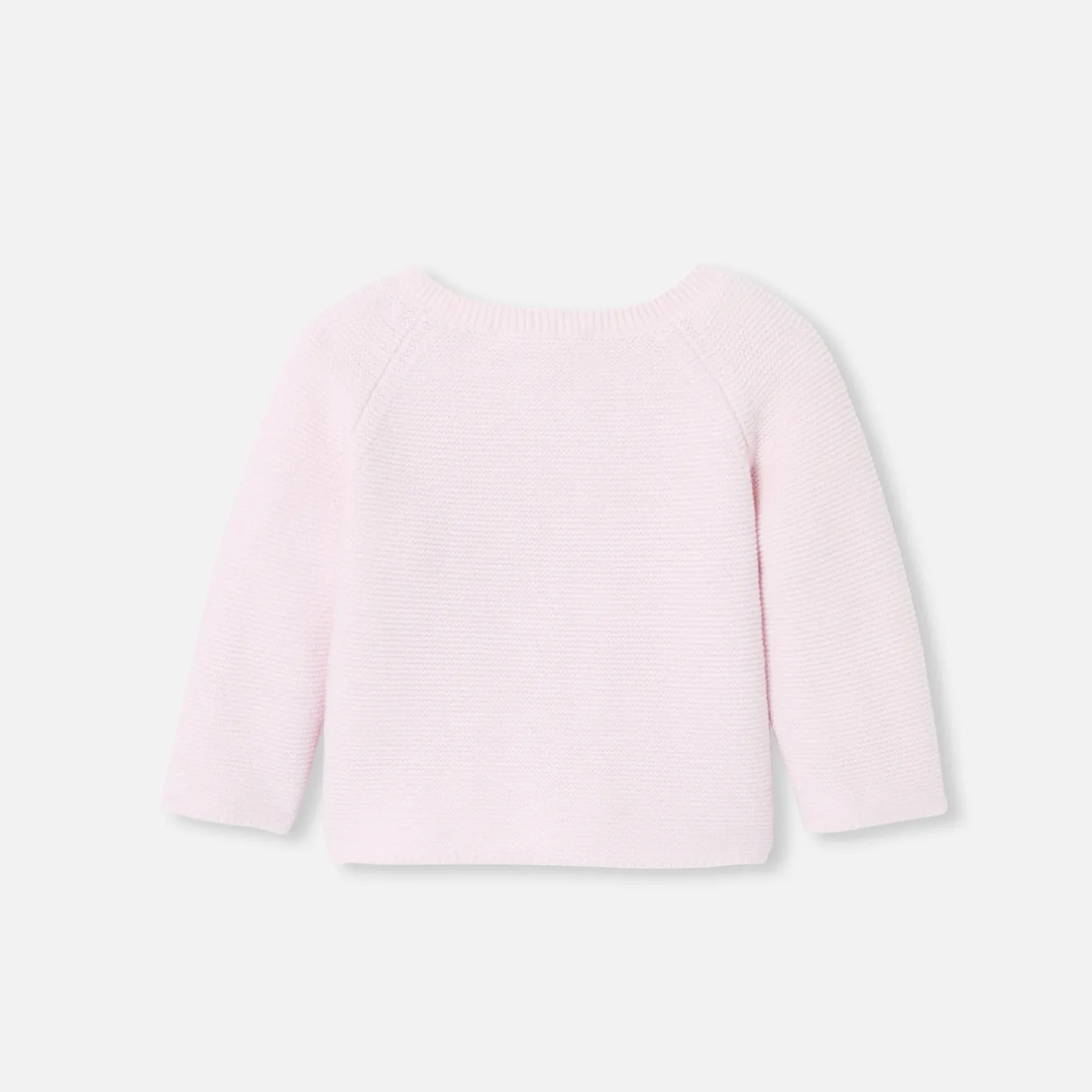 Jacadi Pullover & Cardigans>Strickjacke aus Wolle und Baumwolle für Baby Mädchen ROSA BLASS JACADI