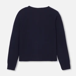 Jacadi Pullover, Sweatshirts, Strickjacken>Strickjacke für Mädchen MARINEBLAU JACADI