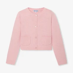 Jacadi Pullover, Sweatshirts, Strickjacken>Strickjacke für Mädchen ROSA MELIERT