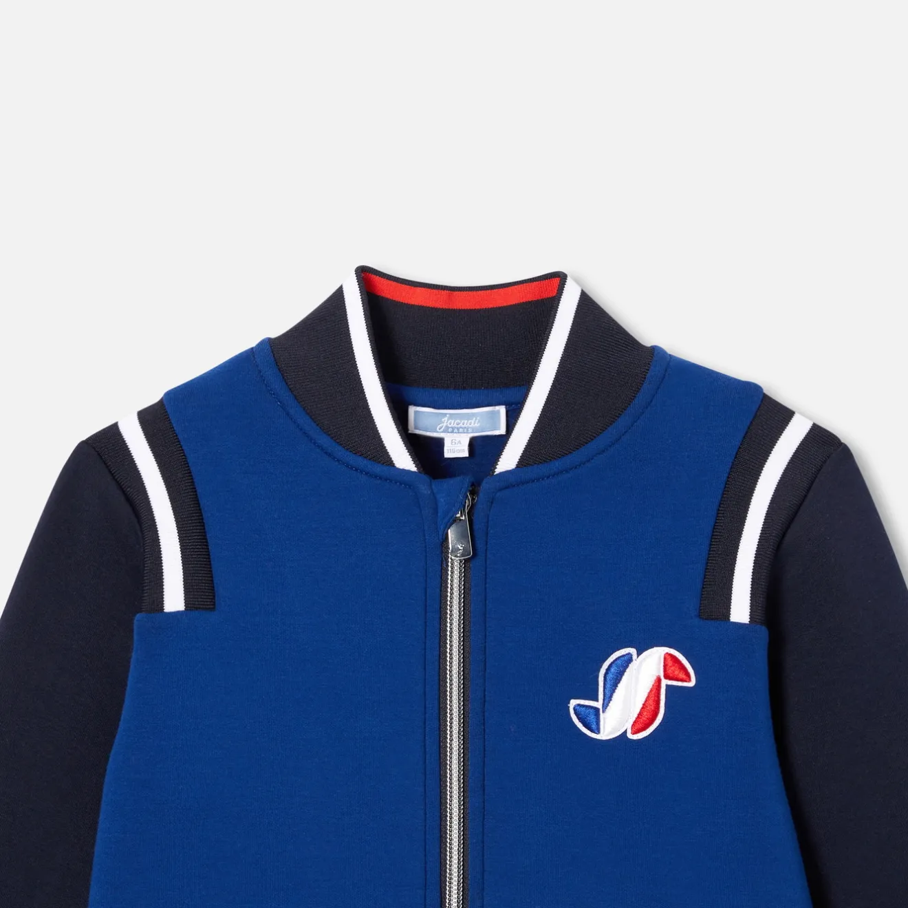 Jacadi Pullover, Sweatshirts, Strickjacken>Strickjacke im College-Look für Jungen DUNKELBLAU