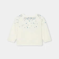 Jacadi Pullover & Cardigans>Strickjäckchen für Babys WEICHES WEISS/MEHRFARBIG