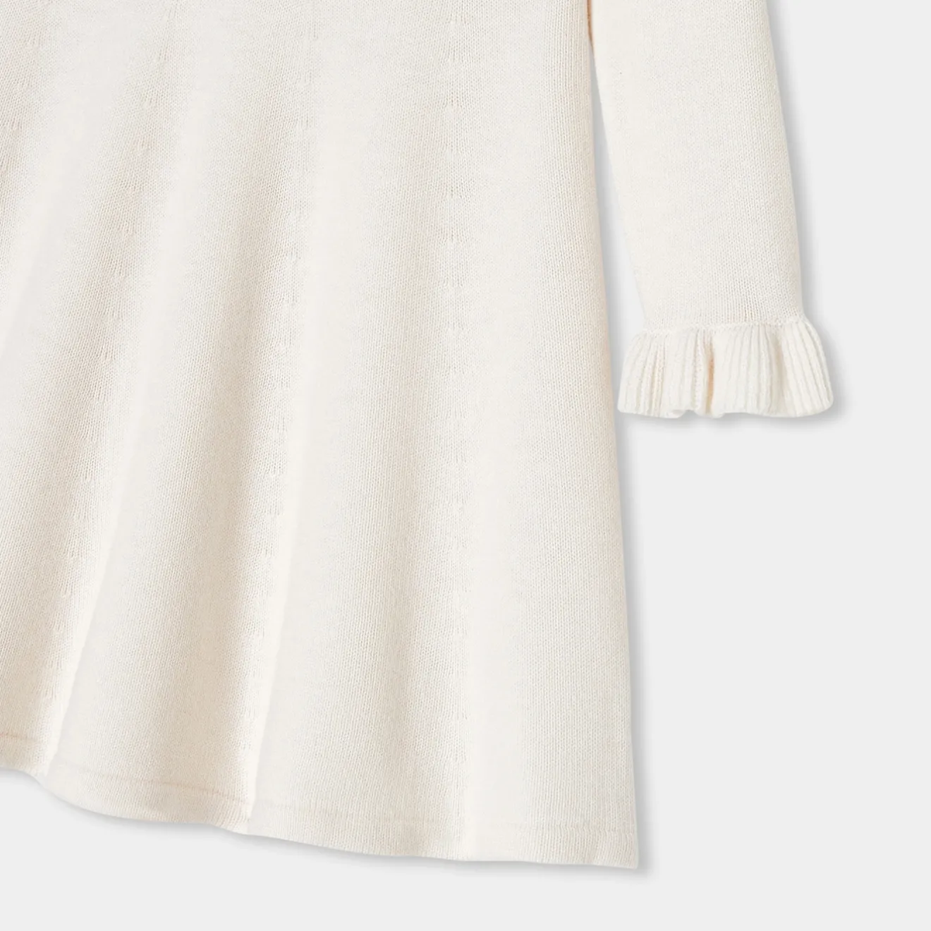 Jacadi Kleider & Röcke>Strickkleid für Mädchen WEICHES JACADI WEISS