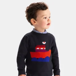 Jacadi Pullover, Sweatshirts, Strickjacken>Strickpullover Kleinkind Junge MARINEBLAU JACADI