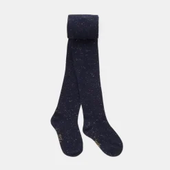 Jacadi Accessoires|分类为空>Strumpfhose aus Lurex für Mädchen MARINEBLAU JACADI