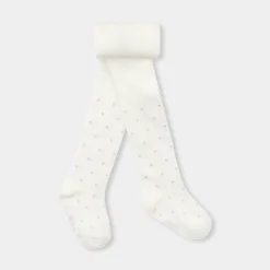 Jacadi Socken, Strumpfhosen Und Stiefelchen|Socken Und Strumpfhosen>Strumpfhosen für Babys mit silbernen Tupfen WEICHES WEISS/MEHRFARBIG