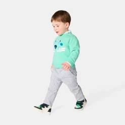 Jacadi Pullover, Sweatshirts, Strickjacken>Sweatshirt aus Molton für Jungen MANDEL GRÜN