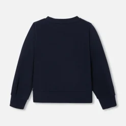 Jacadi Pullover, Sweatshirts, Strickjacken>Sweatshirt aus Molton für Mädchen MARINEBLAU JACADI