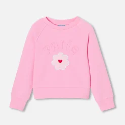 Jacadi Pullover, Sweatshirts, Strickjacken>Sweatshirt für Mädchen aus Piquéstrick ROSA SANFT