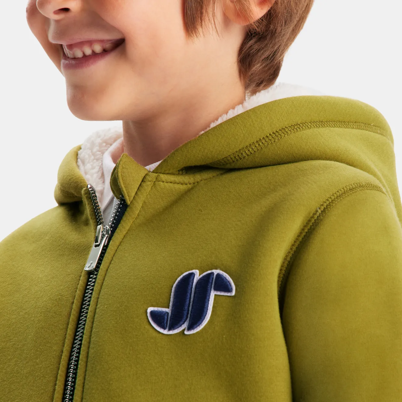 Jacadi Pullover, Sweatshirts, Strickjacken>Sweatshirt mit Kapuze für Jungen GRÜN FLECHTE