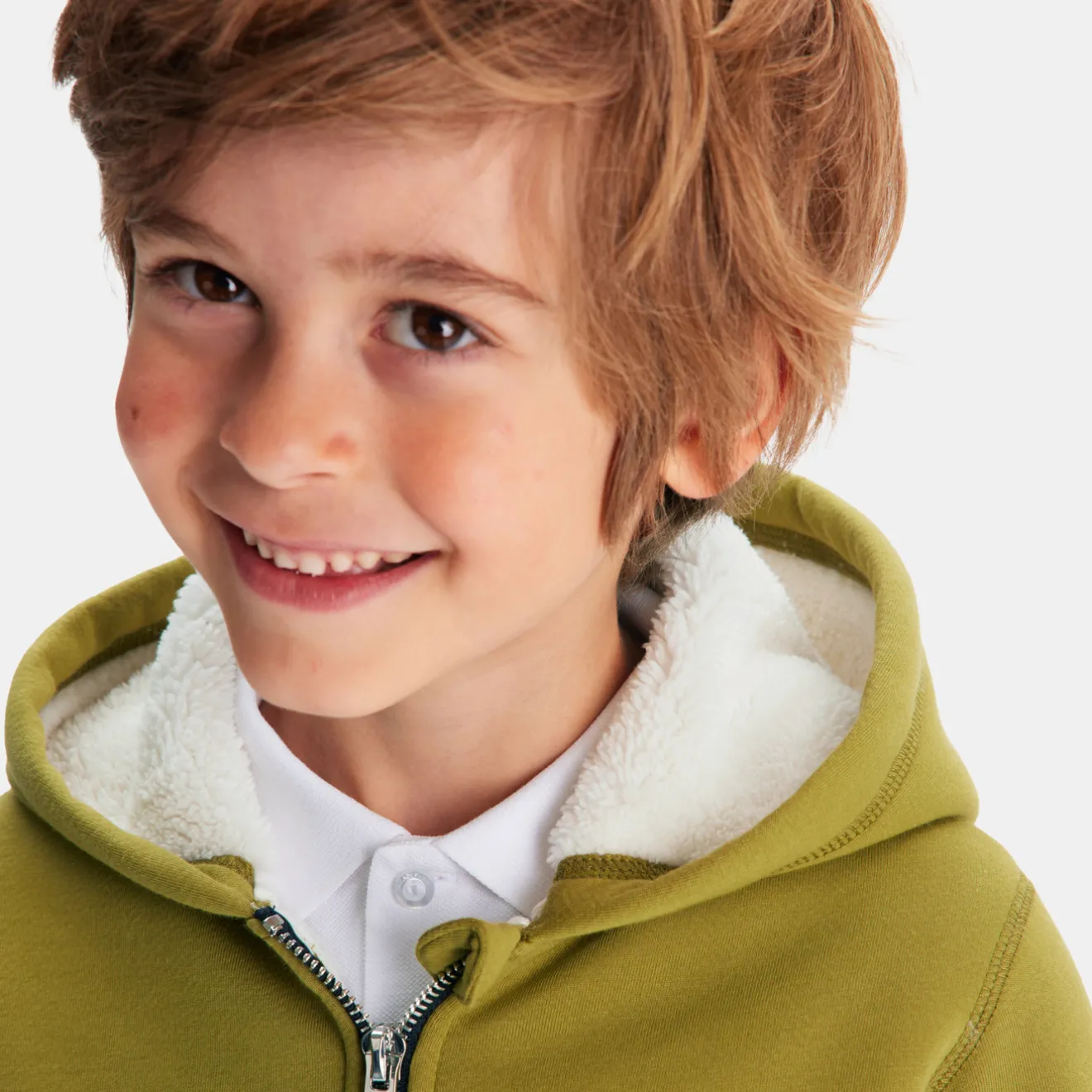 Jacadi Pullover, Sweatshirts, Strickjacken>Sweatshirt mit Kapuze für Jungen GRÜN FLECHTE