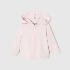 Jacadi Pullover, Sweatshirts, Strickjacken>Sweatshirt mit Reißverschluss für Mädchen ROSA PUDER JACADI
