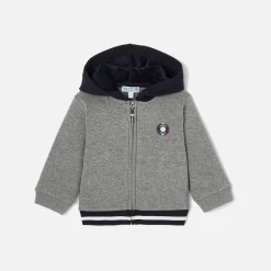 Jacadi Pullover, Sweatshirts, Strickjacken>Sweatshirt mit Reißverschluss für Jungen GRAU MELIERT HELL JACADI