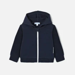 Jacadi Pullover, Sweatshirts, Strickjacken>Sweatshirt mit Reißverschluss für Jungen MARINEBLAU JACADI