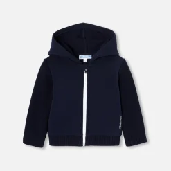 Jacadi Pullover, Sweatshirts, Strickjacken>Sweatshirt mit Reißverschluss Kleinkind Junge MARINEBLAU JACADI