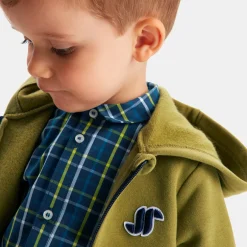 Jacadi Pullover, Sweatshirts, Strickjacken>Sweatshirt mit Reißverschluss Kleinkind Junge GRÜN FLECHTE