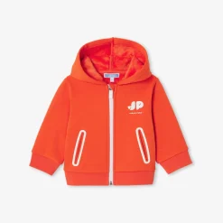 Jacadi Pullover, Sweatshirts, Strickjacken>Sweatshirt mit Reißverschluss aus Molton MANDARINE
