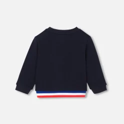 Jacadi Pullover, Sweatshirts, Strickjacken>Sweatshirt Molton Kleinkind Junge MARINEBLAU JACADI