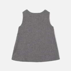 Jacadi Kleider>Trägerkleid aus Flanell PFEFFER