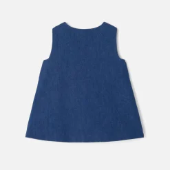 Jacadi Kleider>Trägerkleid aus Jeansstoff JEANSDUNKELBLAU