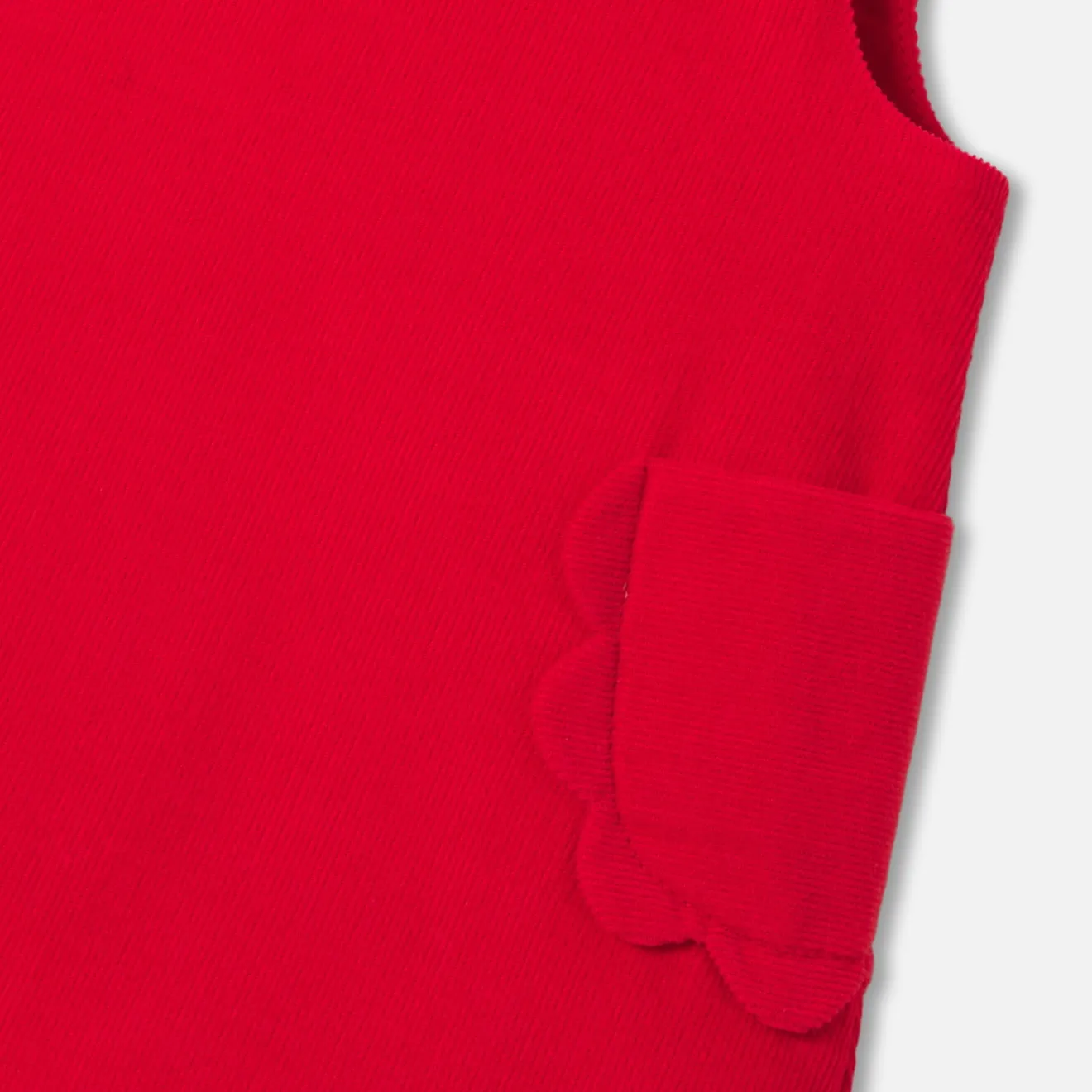 Jacadi Kleider>Trägerkleid für Baby Mädchen aus Samt TOMATENROT