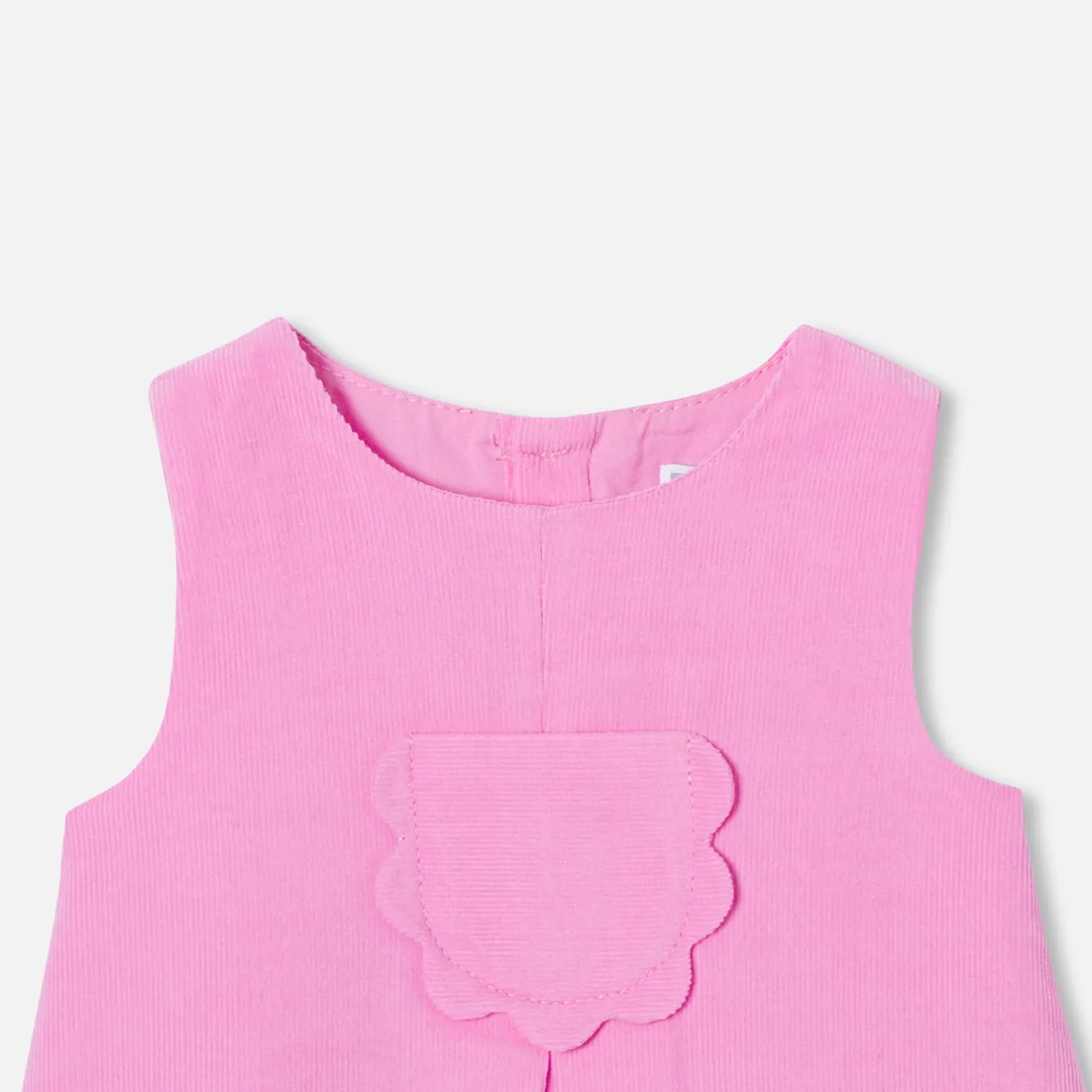 Jacadi Kleider>Trägerkleid für Baby Mädchen aus Samt ROSA MITTEL/FUSCHIA