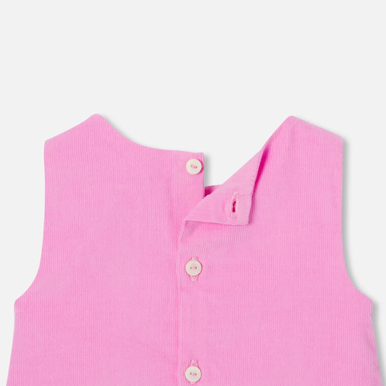 Jacadi Kleider>Trägerkleid für Baby Mädchen aus Samt ROSA MITTEL/FUSCHIA