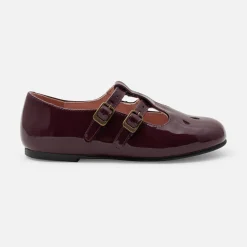 Jacadi Ballerinas & Riemchenschuhe>T-Riemchenschuhe aus Lackleder für Mädchen BORDEAUX