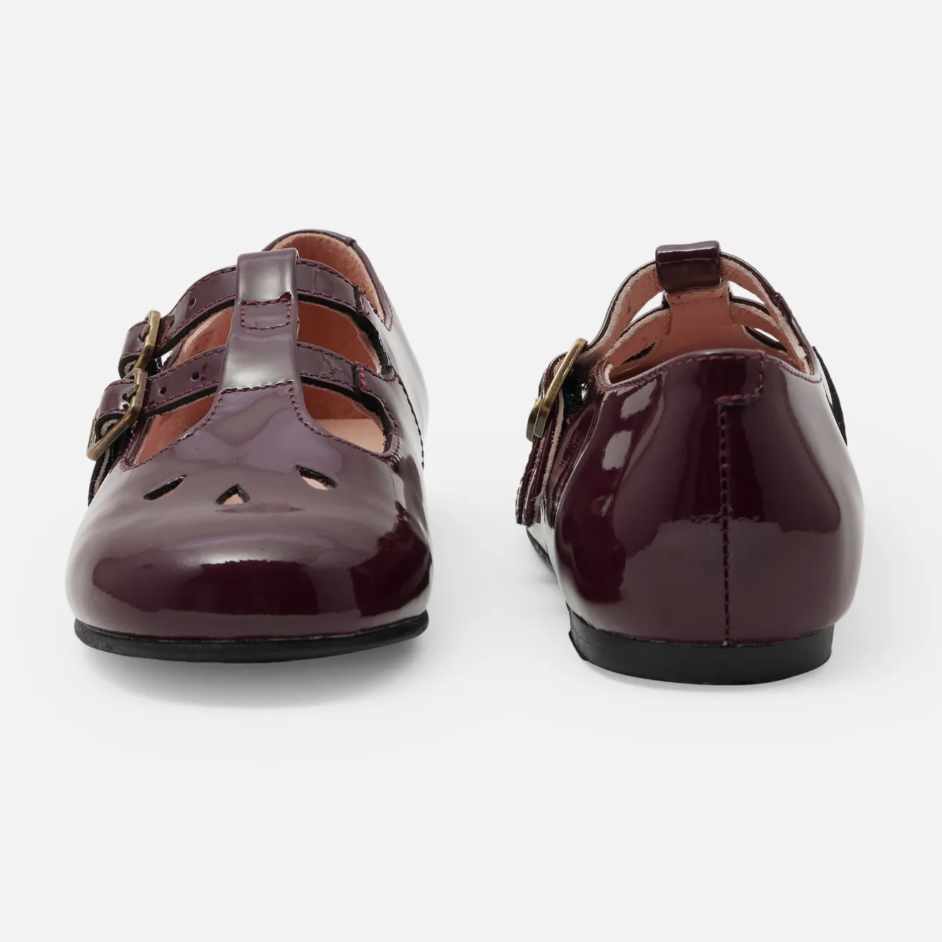 Jacadi Ballerinas & Riemchenschuhe>T-Riemchenschuhe aus Lackleder für Mädchen BORDEAUX