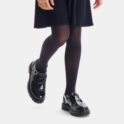 Jacadi Ballerinas & Riemchenschuhe|Halbschuhe>T-Riemchenschuhe aus Lackleder für Mädchen MARINEBLAU JACADI