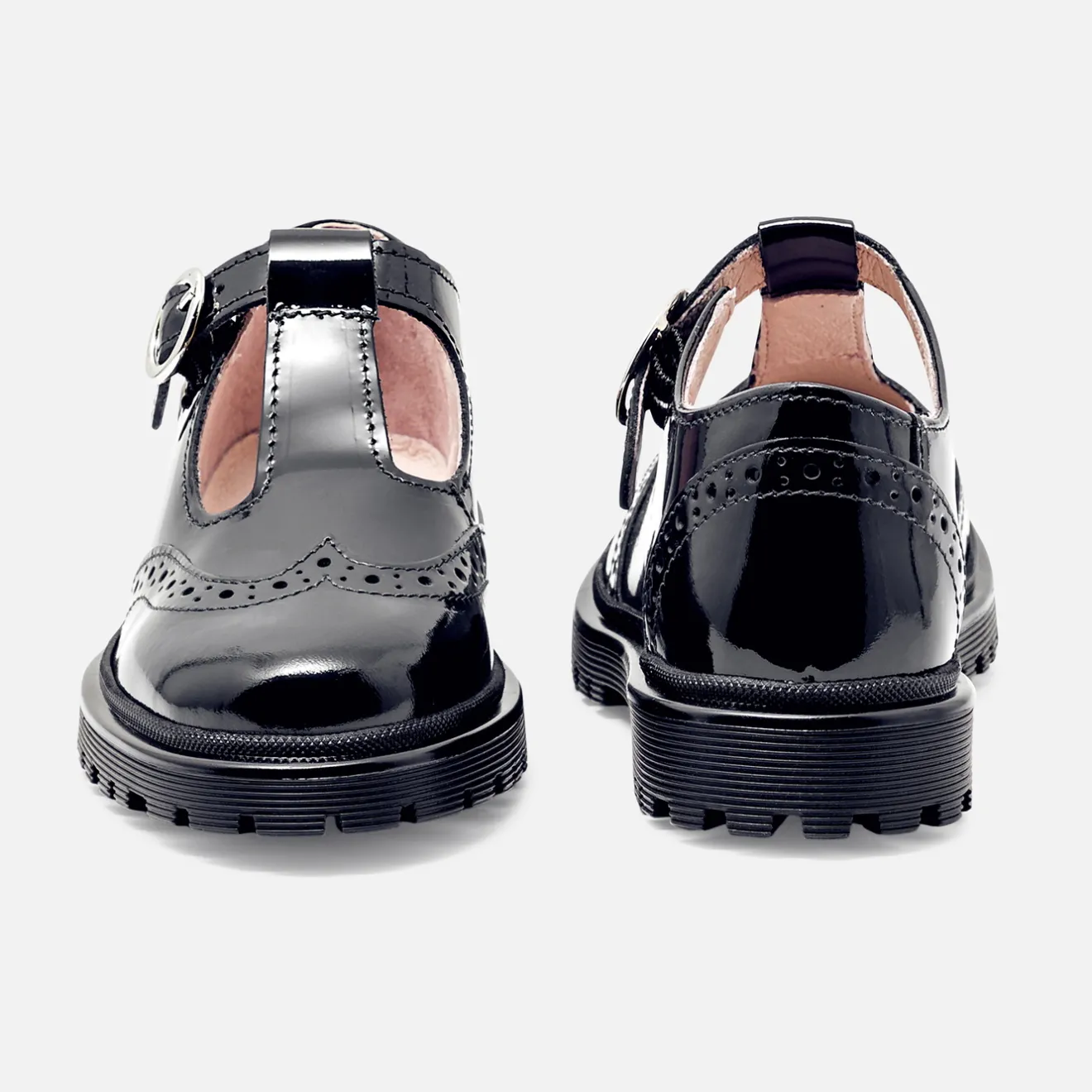 Jacadi Ballerinas & Riemchenschuhe|Halbschuhe>T-Riemchenschuhe aus Lackleder für Mädchen MARINEBLAU JACADI