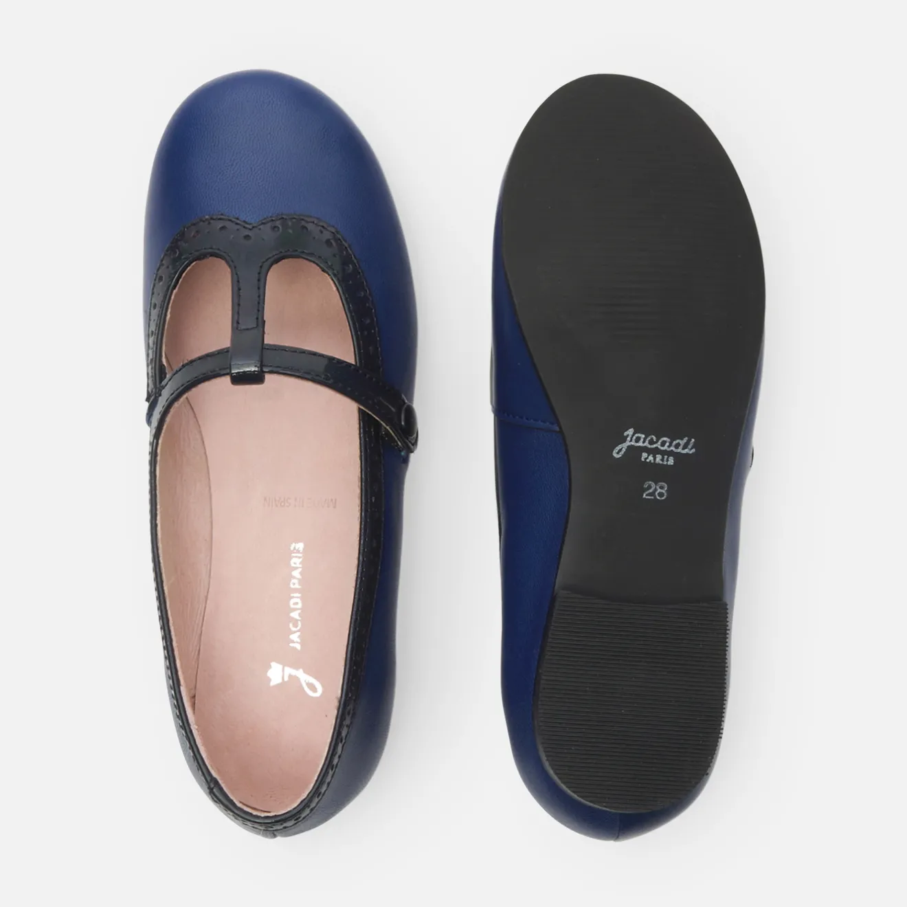 Jacadi Ballerinas & Riemchenschuhe>T-Riemchenschuhe aus Leder für Mädchen MEHRFARBIG
