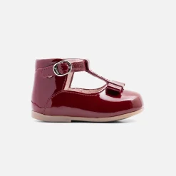 Jacadi Ballerinas & Riemchenschuhe|Schuhe>T-Riemchenschuhe für Mädchen BORDEAUX