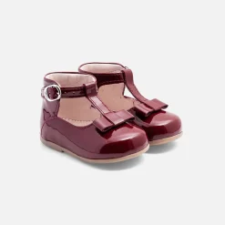 Jacadi Ballerinas & Riemchenschuhe|Schuhe>T-Riemchenschuhe für Mädchen BORDEAUX