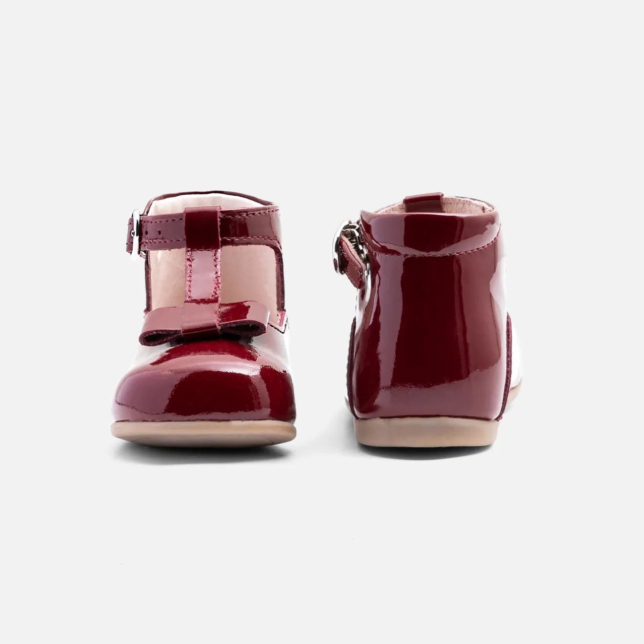 Jacadi Ballerinas & Riemchenschuhe|Schuhe>T-Riemchenschuhe für Mädchen BORDEAUX