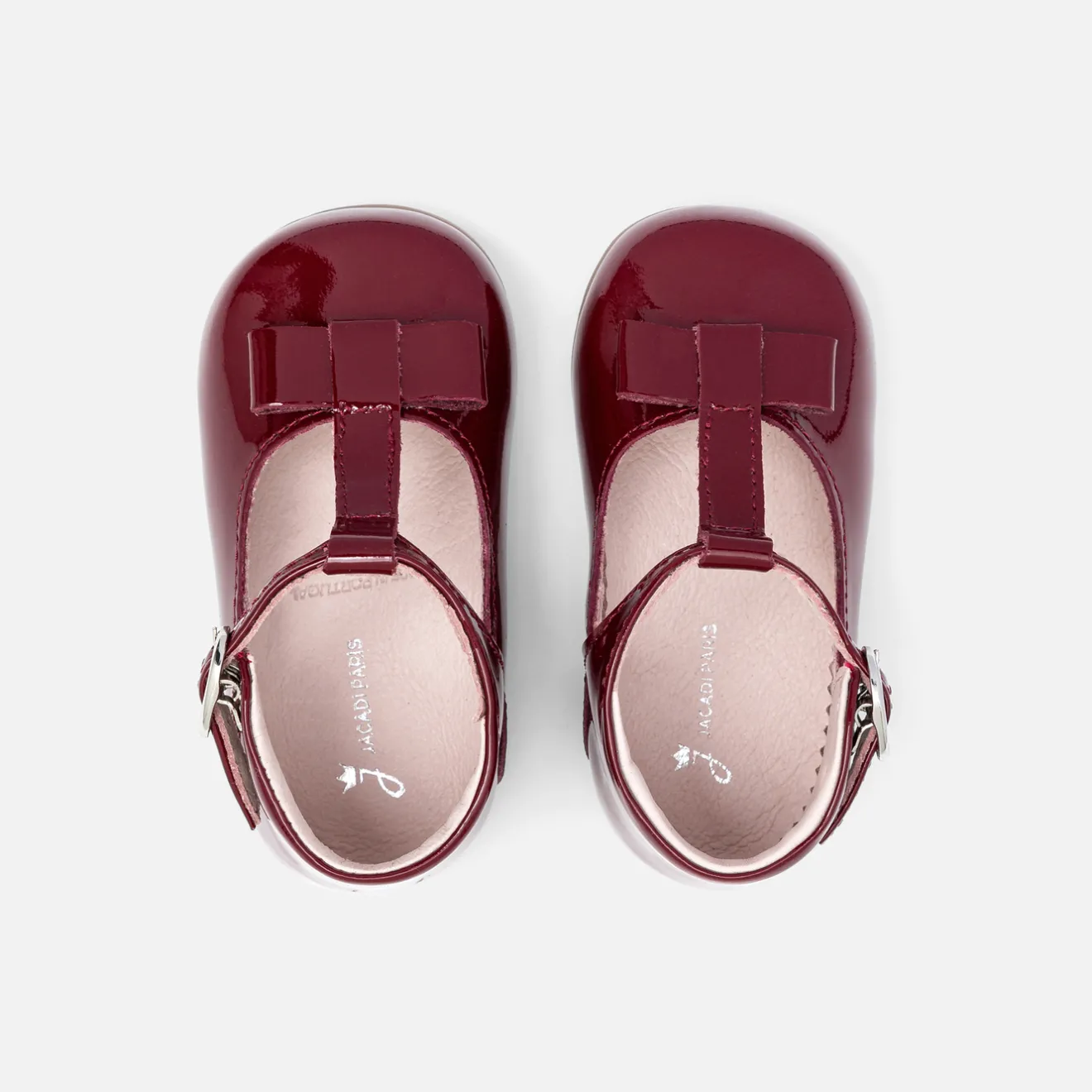 Jacadi Ballerinas & Riemchenschuhe|Schuhe>T-Riemchenschuhe für Mädchen BORDEAUX