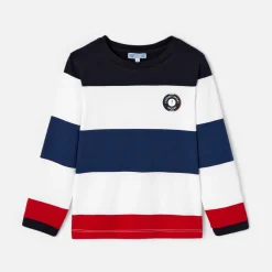 Jacadi T-Shirts, Polos, Langarmshirts>T-Shirt mit langen Ärmeln für Jungen WEISS/MEHRFARBIG