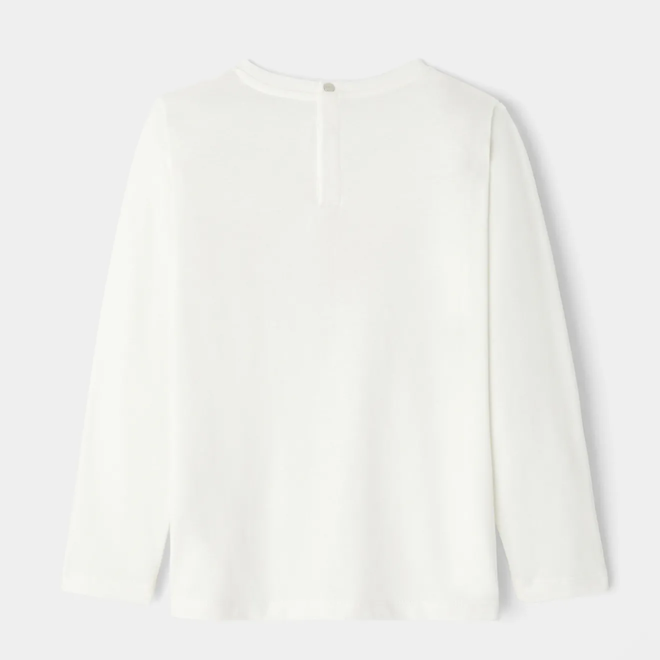 Jacadi T-Shirts, Polos, Langarmshirts>T-Shirt mit langen Ärmeln für Mädchen WEICHES JACADI WEISS
