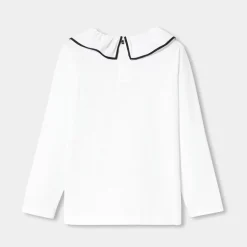 Jacadi T-Shirts, Polos, Langarmshirts>T-Shirt mit langen Ärmeln für Mädchen JACADI WEISS