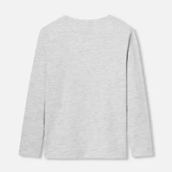 Jacadi T-Shirts, Polos, Langarmshirts>T-Shirt mit langen Ärmeln für Jungen GRAU MELIERT HELL JACADI