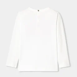 Jacadi T-Shirts, Polos, Langarmshirts>T-Shirt mit langen Ärmeln für Mädchen JACADI WEISS