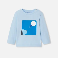 Jacadi T-Shirts, Polos, Langarmshirts>T-Shirt mit langen Ärmeln Kleinkind Junge JACADI HELLBLAU