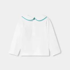 Jacadi T-Shirts, Polos, Langarmshirts>T-Shirt mit langen Ärmeln Kleinkind Mädchen JACADI WEISS