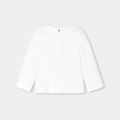 Jacadi T-Shirts, Polos, Langarmshirts>T-Shirt mit langen Ärmeln Kleinkind Mädchen JACADI WEISS