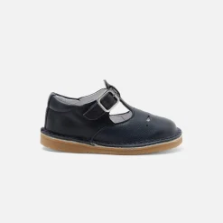 Jacadi Halbschuhe & Mokassins|Ballerinas & Riemchenschuhe>Unisex-Riemchenschuhe aus Glattleder MARINEBLAU JACADI