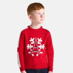 Jacadi Pullover, Sweatshirts, Strickjacken>Weihnachtspullover für Jungen STEIN ROT
