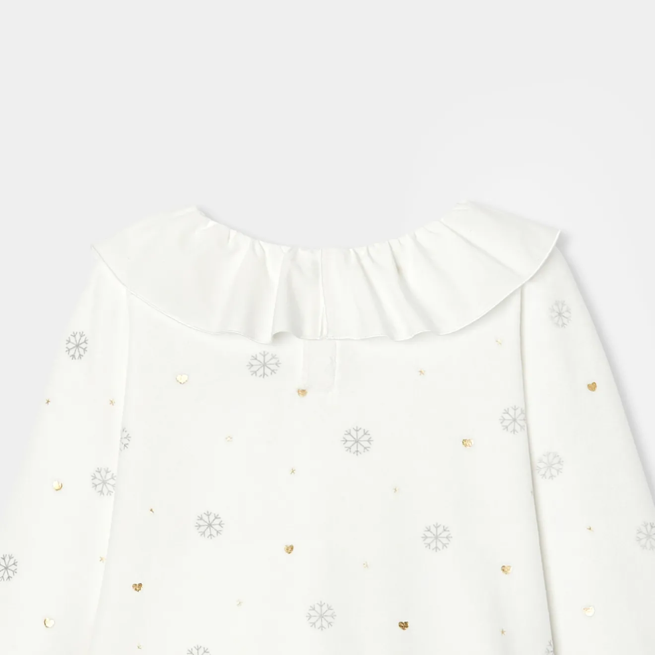 Jacadi Schlafanzüge & Nachthemden>Weihnachtspyjama für Mädchen WEICHES JACADI WEISS