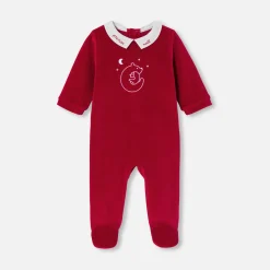 Jacadi Strampler|Strampler & Schlafanzüge>Weihnachtsstrampler aus Samt für Babys ROT JACADI