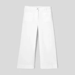 Jacadi Hosen Und Leggings>Weit geschnittene Mädchenhose JACADI WEISS