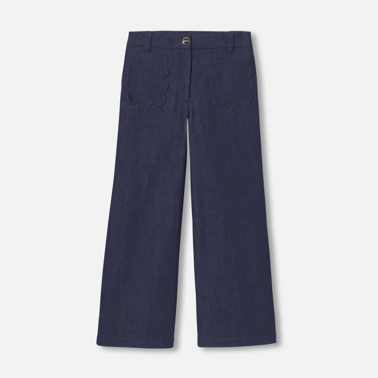 Jacadi Hosen Und Leggings>Weite Jeans für Mädchen JEANSDUNKELBLAU