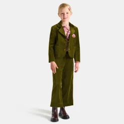 Jacadi Hosen Und Leggings>Weite Samthose für Mädchen GRÜN OLIVE